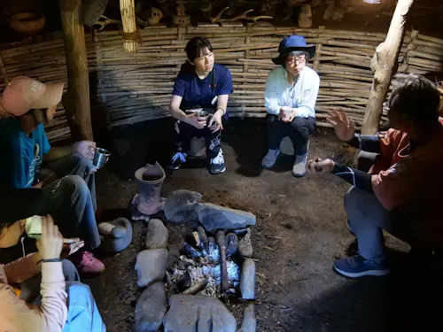 古過庵のなかで語るひととき