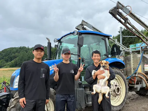 お手伝いでは、時期に応じた農作業や機械整備の補佐、現場改善等、様々な機会があり。