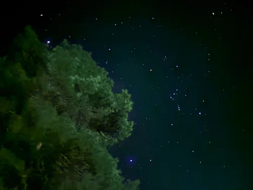 磐梯町の夏の夜空。