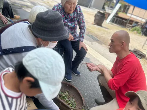 地元の方との交流も