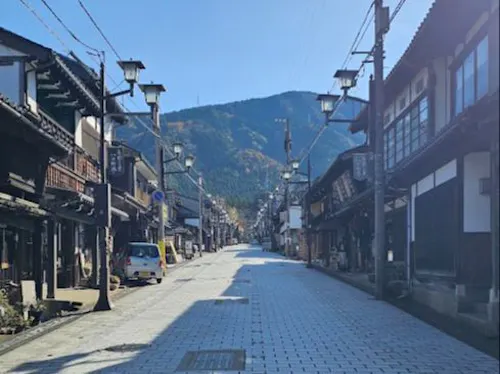 森川さんが担当されている井波の街並み