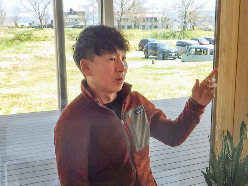 移住定住支援センターにて