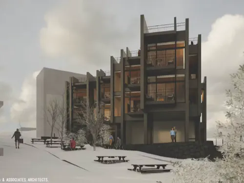 新たに開業予定ホテル「Ceders（シーダーズ）」の完成予定イメージ