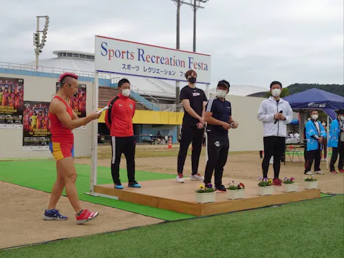 スポーツを通じて上天草の未来を共にあゆみたい。