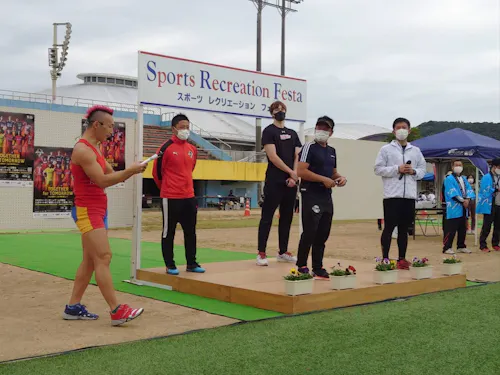 スポーツを通じて上天草の未来を共にあゆみたい。