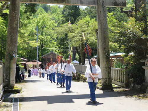 昨年の古例祭のようす