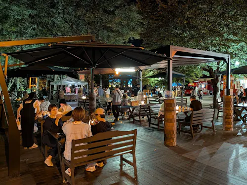 駒ヶ根高原夜の森テラスイベント