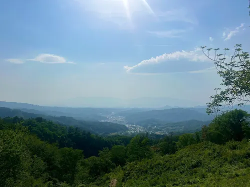お試し住宅の近くの公園から