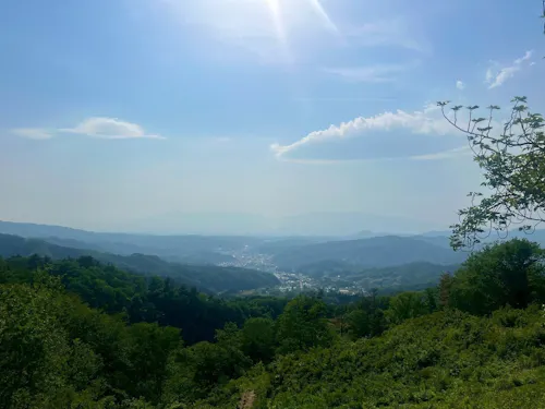 お試し住宅の近くの公園から