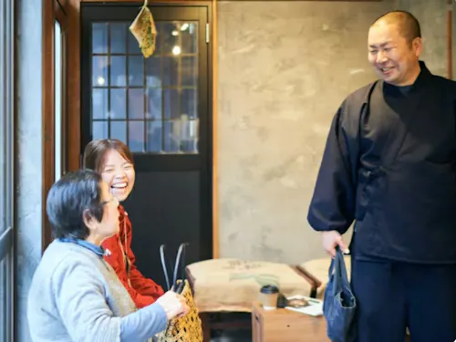 街歩きを歩いていても、話しかけてくれる住民の方がいます。