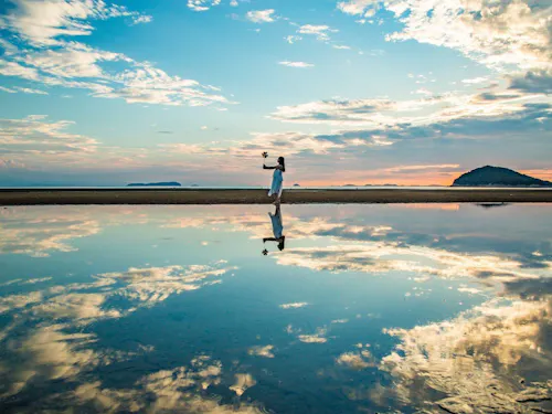 日本のウユニ塩湖とも呼ばれ、SNSでもバズった父母ヶ浜の絶景