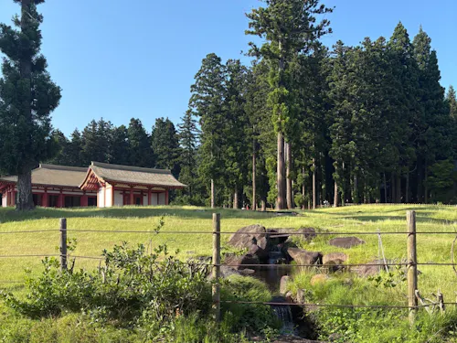 磐梯町慧日寺近辺。