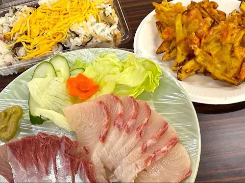 カンパチ・がね・地元食材の炊き込みご飯