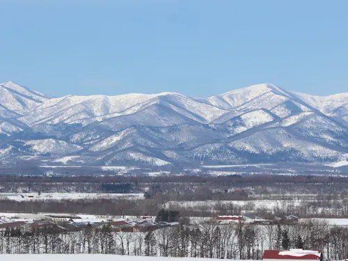 雄大な日高山脈