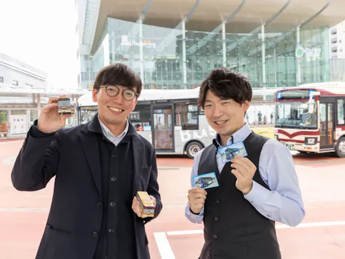 担当の清水さん（左）と伊與さん（右）。移動手段を共にデザインしていきましょう！