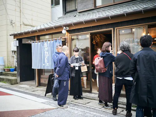 街歩きを歩いていても、話しかけてくれる住民の方がいます。