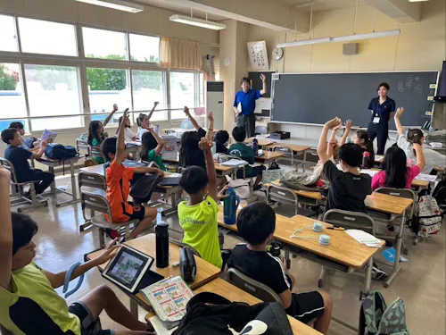 学校と連携して子どもたちの成長をサポートしています。