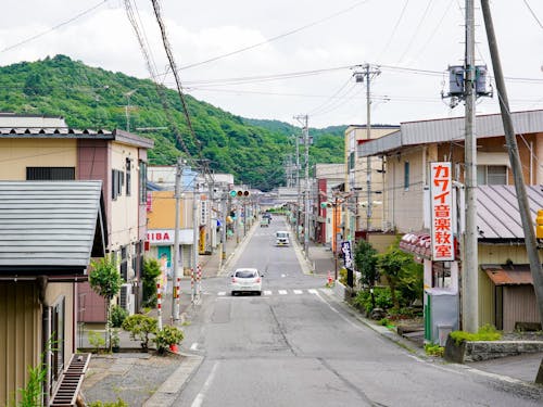 懐かしさが残る街並み