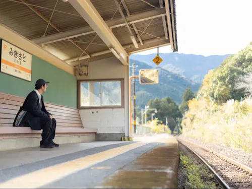 単線の無人駅