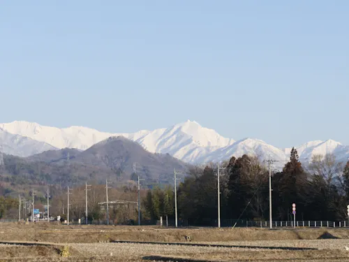 こんな景色の町から出発します！