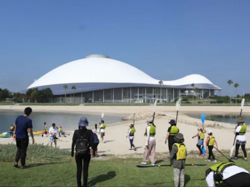 山口きらら博記念公園で楽しむマリンスポーツ