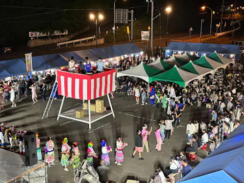 夏には老若男女がお祭りで賑わいます