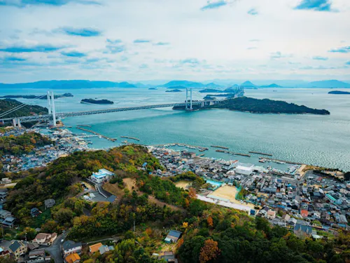 下津井地区の町並み(倉敷市)