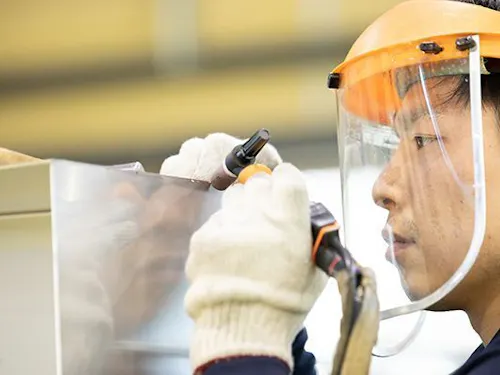 精密加工、溶接、機械加工を組み合わせた複合加工技を得意とする会社です