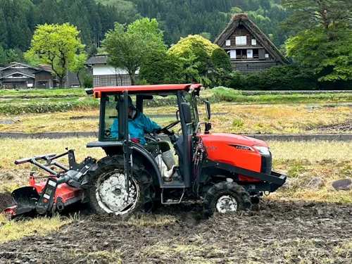 白川郷合掌造り保存財団の世界遺産内保全活動