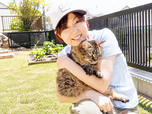 庄司さん（瀬戸内での猫との生活）