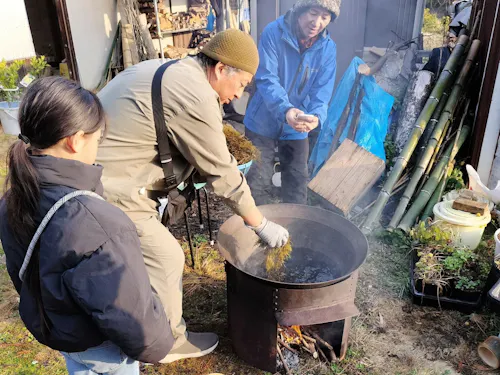 1月はひじき採集から加工まで体験します、ひじきを知り尽くそう