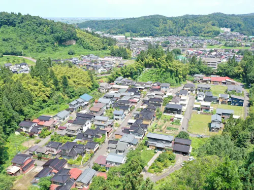 コンパクトにまとまった街中です