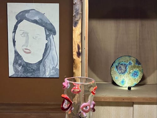 「森のアーティスト」二人展の様子