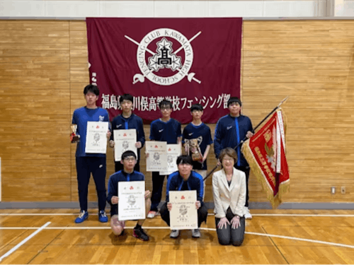 数々の大会で受賞歴のあるフェンシング部