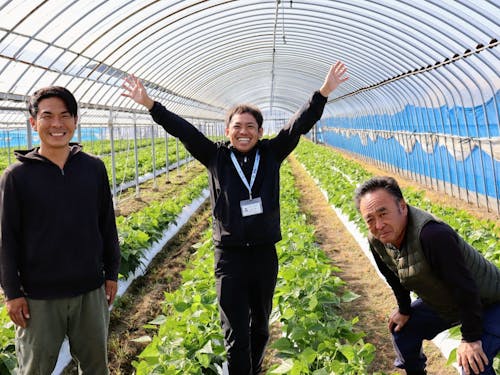 先輩農家と役場職員が全力でサポートします!