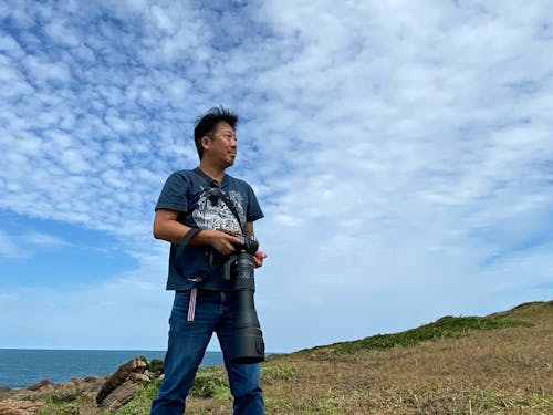 講師は“足もとの自然”をテーマに活動する、JPS正会員のうえだこうじさん