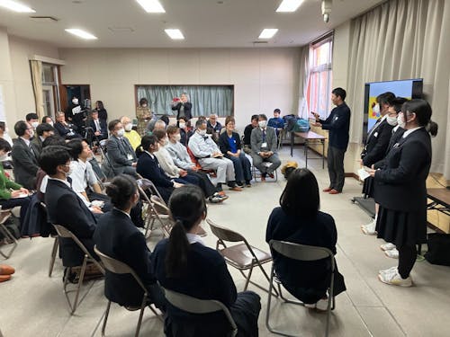 平取高校と地域の未来を考えるワークショップの様子