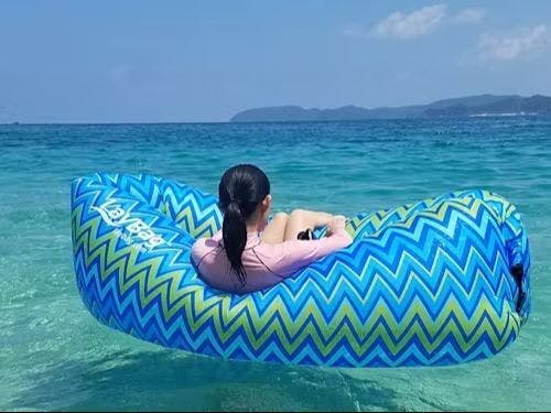 仕事前に海でゆっくり。