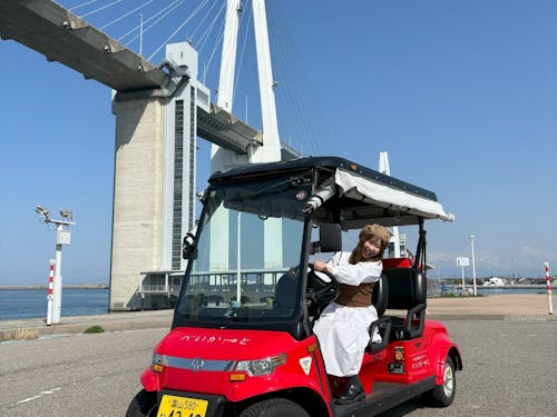 新湊大橋は迫力満点!