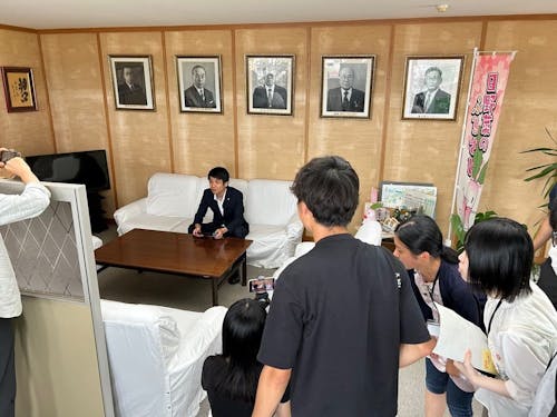 町長へインタビュー