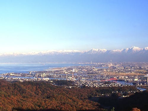 二上山 立山連峰の眺望