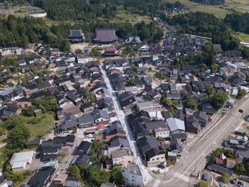 瑞泉寺を起点に広がる古い町並み