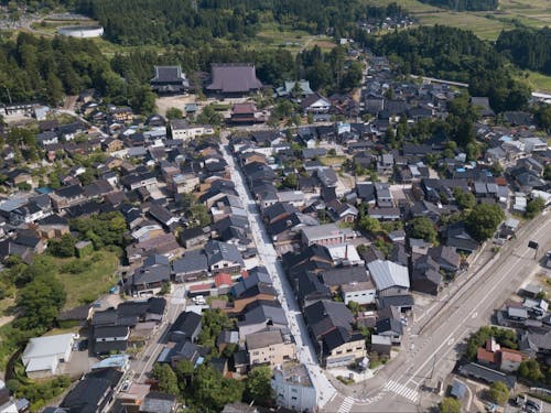 瑞泉寺を起点に広がる古い町並み