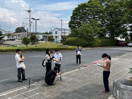 動画撮影のようす