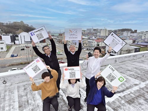 ▲最初は広報課の職員も取材同行します!