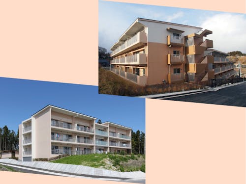 お試し居住 上:水上団地 下:大野団地 (※大野団地は現在満室)