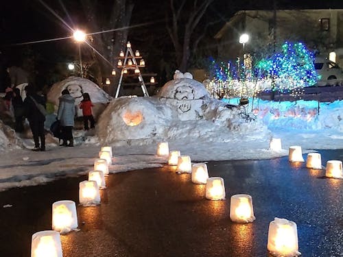 雪が多い作並では「ほっこり作並冬まつり」で雪を楽しみます。