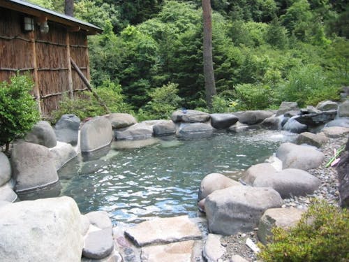 職業体験中の土日は温泉巡りも