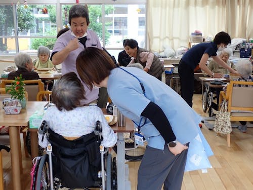 派遣先(デイサービスでの介護)