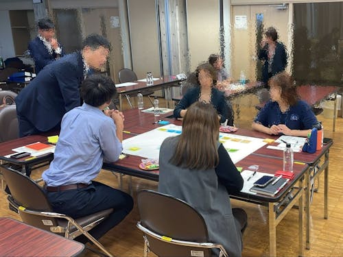 企業担当者との意見交換の様子